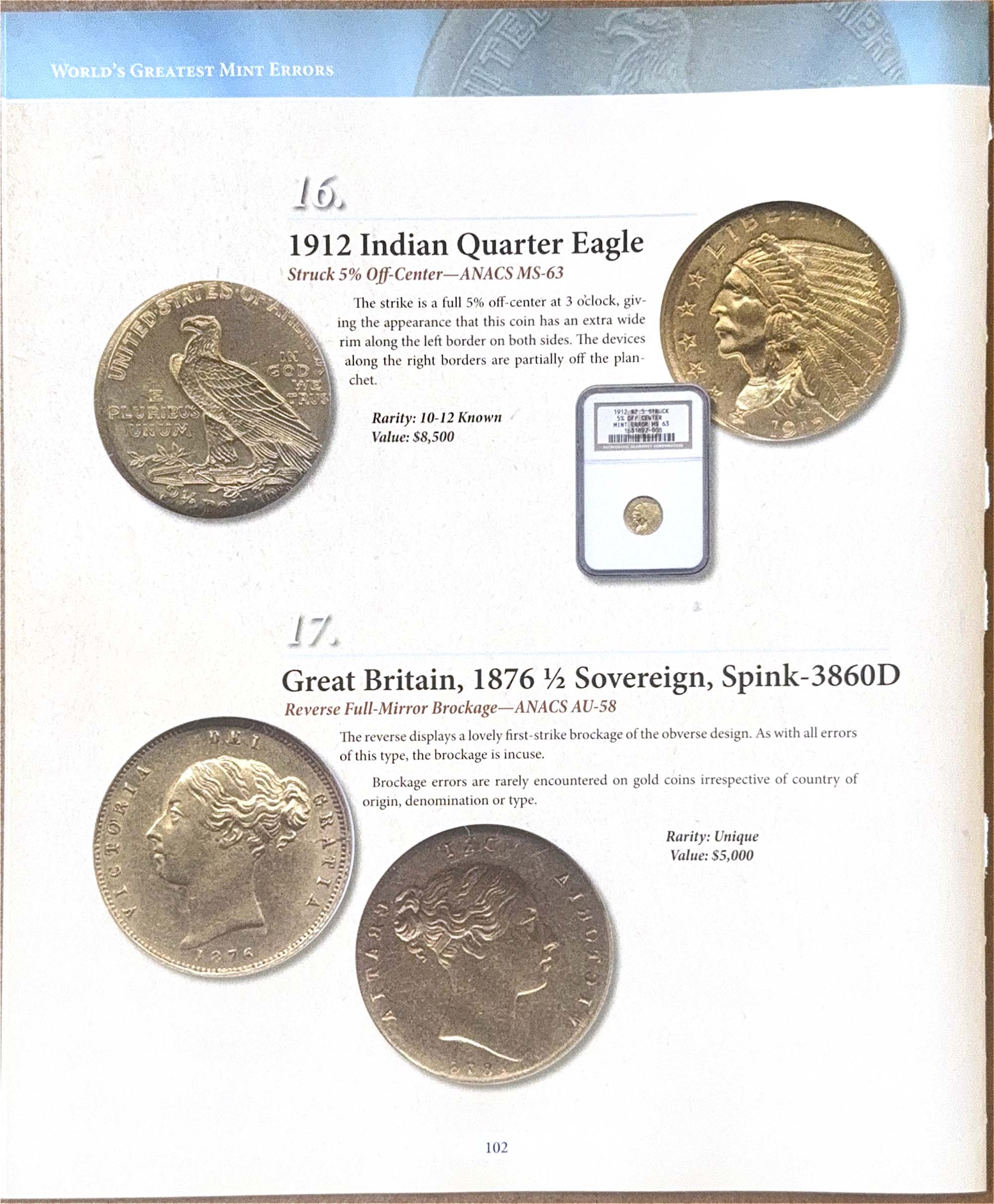 World's Greatest Mint Errors