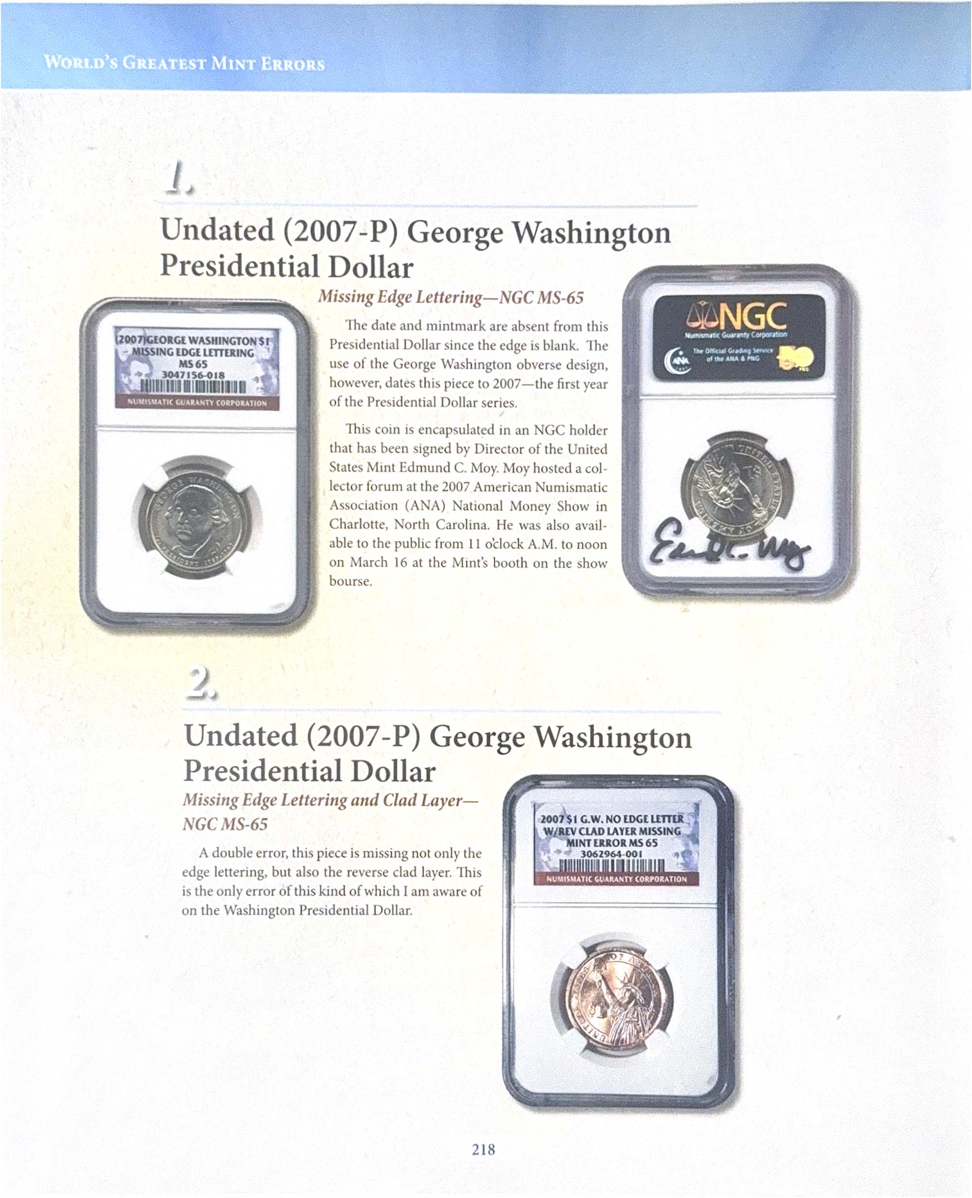 World's Greatest Mint Errors
