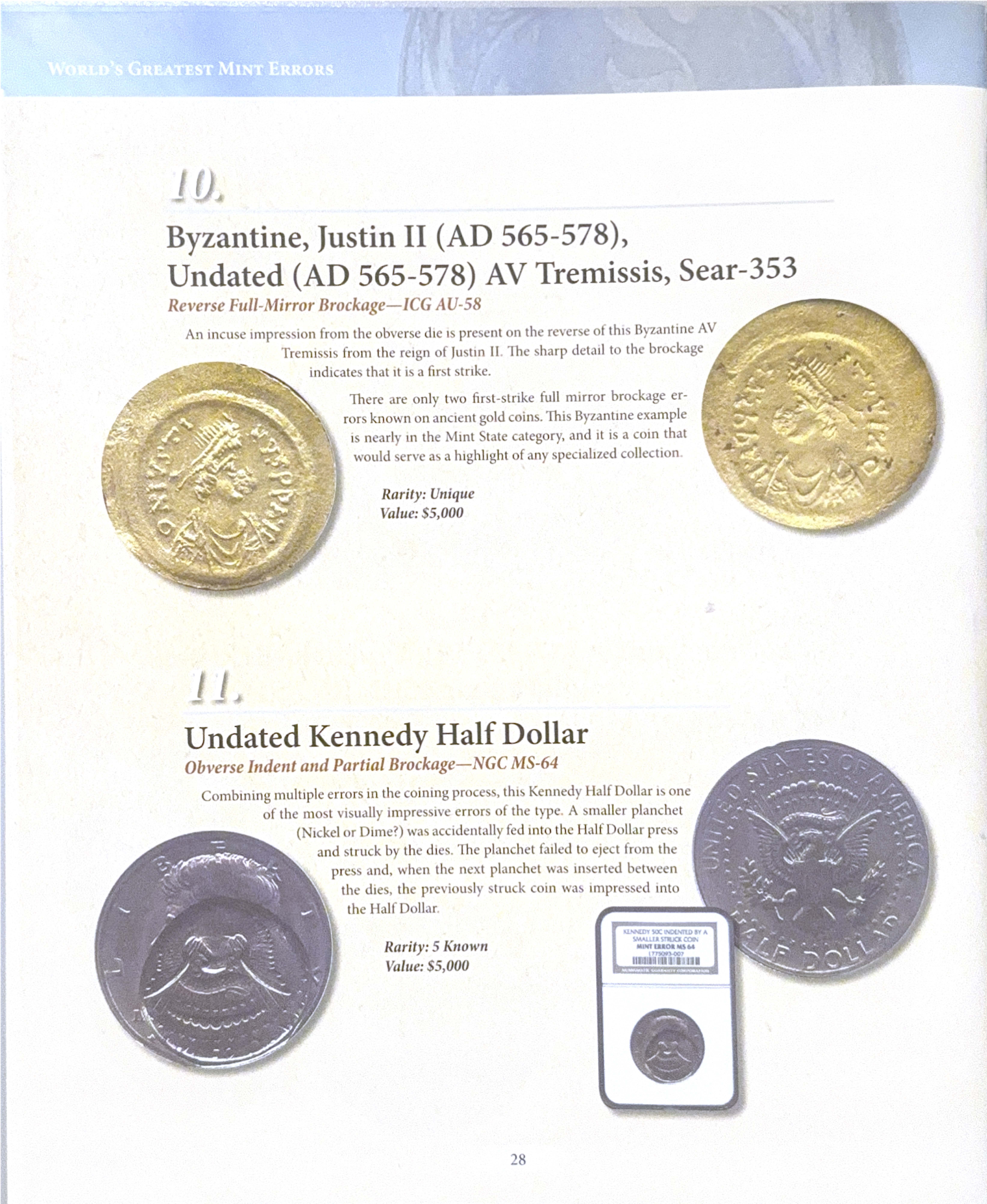 World's Greatest Mint Errors